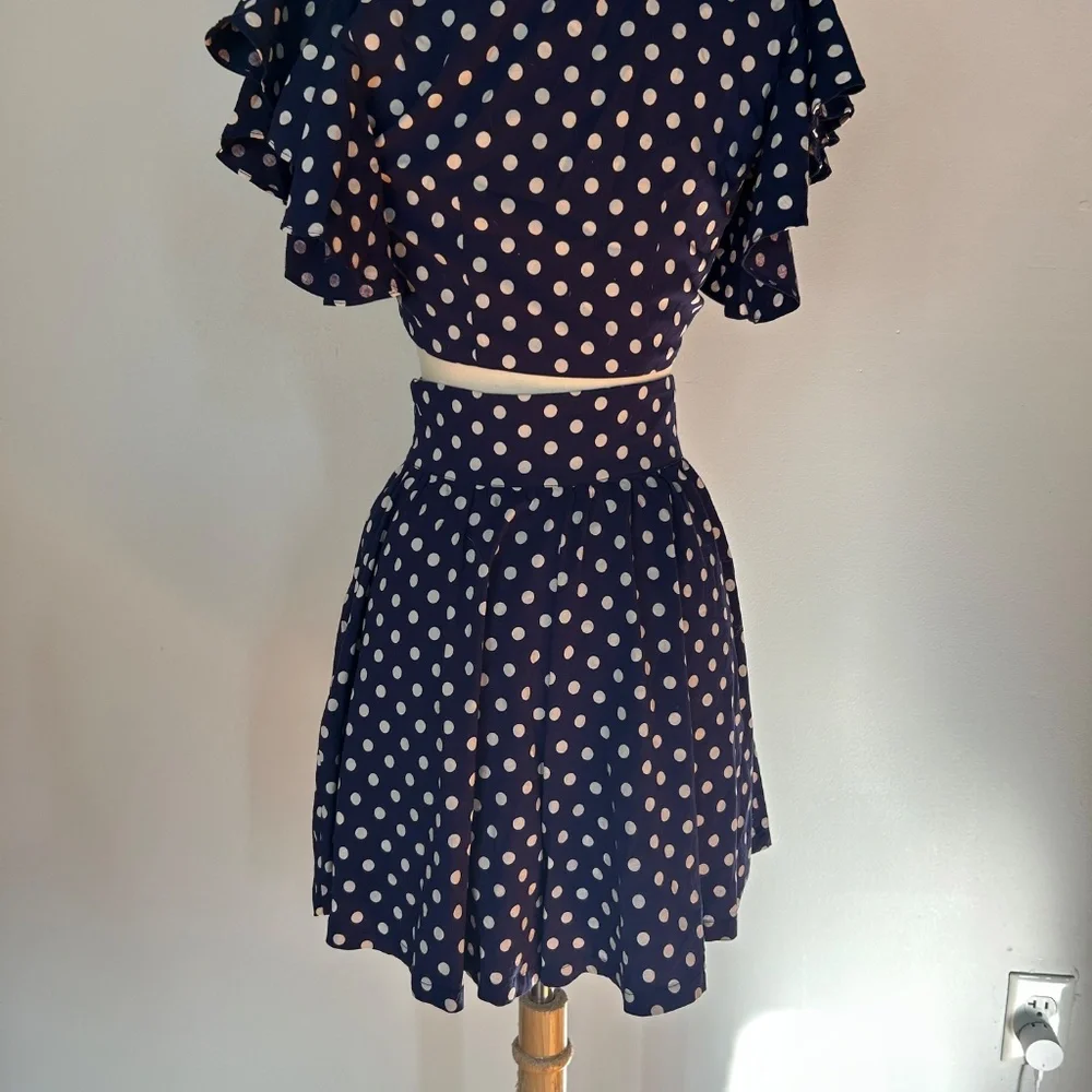 Trashy Diva Blue Dots Top and Shirts - Picture 7 of 9